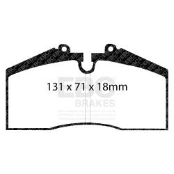 EBC Brakes - EBC Brakes DP5767NDX Bluestuff NDX Full Race Brake Pads for 911 928 944 968 - Image 3