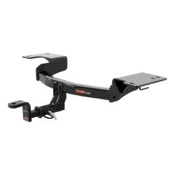 CURT - CURT 113473 Class-1 Trailer Hitch 1.25" Ball Mount for Select Fiat 500 - Image 1
