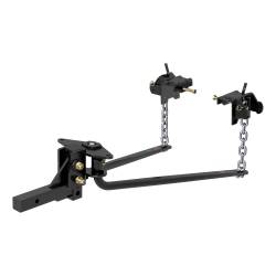 CURT - CURT 17051 Round Bar Weight Distribution Hitch w/Integrated Lubrication 6-8K - Image 1