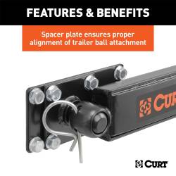 CURT - CURT 17063 Round Bar Weight Distribution Hitch w/Lubrication Sway Control 10-14K - Image 6