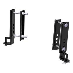 CURT - CURT 17508 Replacement TruTrack 6" Adjustable Support Brackets 2-Pack - Image 1