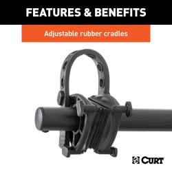 CURT - CURT 18064 Premium Hitch-Mounted Bike Rack 4 Bikes 2" Shank - Image 4