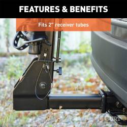 CURT - CURT 18064 Premium Hitch-Mounted Bike Rack 4 Bikes 2" Shank - Image 7
