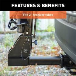 CURT - CURT 18065 Premium Hitch-Mounted Bike Rack 5 Bikes 2" Shank - Image 4