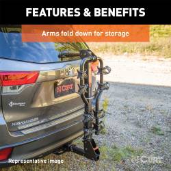 CURT - CURT 18065 Premium Hitch-Mounted Bike Rack 5 Bikes 2" Shank - Image 5