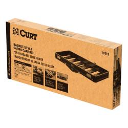 CURT - CURT 18113 49" x 22" Black Aluminum Basket Cargo Carrier Fixed 2" Shank 500 lbs - Image 2