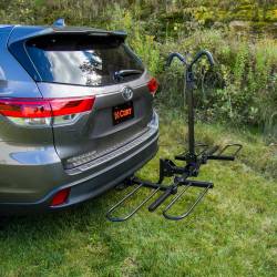 CURT - CURT 18085 Tray-Style Hitch-Mounted Bike Rack 2 Bikes 1-1/4" Or 2" Shank - Image 2