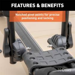 CURT - CURT 18320 Adjustable Aluminum Roof Rack Kayak Holders - Image 8