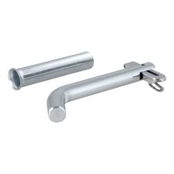 CURT - CURT 21561 1/2" Swivel Hitch Pin w/5/8" Adapter 1.25" Or 2" Receiver Zinc - Image 1