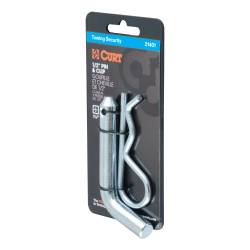 CURT - CURT 21401 1/2" Hitch Pin 1-1/4" Receiver Zinc Packaged - Image 1