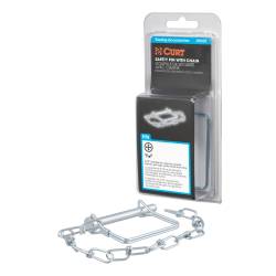 CURT - CURT 25035 5/16" Safety Pin w/12" Chain 3" Pin Length Packaged - Image 1