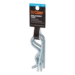 CURT - CURT 21602 Hitch Clips for 1/2" Or 5/8" Pin Zinc 3-Pack - Image 2