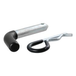 CURT - CURT 21411 1/2" Hitch Pin 1-1/4" Receiver Zinc w/Rubber Grip Packaged - Image 2