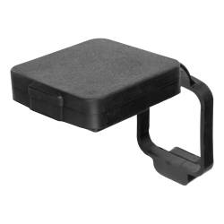 CURT - CURT 21728 2" Rubber Hitch Tube Cover w/4-Way Flat Holder Packaged - Image 1