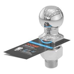 CURT - CURT 40002 1-7/8" Trailer Ball 1" x 2-1/8" Shank 3500 lbs Chrome - Image 2
