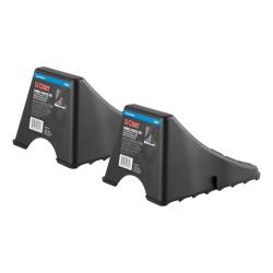 CURT - CURT 22800 Wheel Chock Set Up To 17" Wide Wheels - Image 1