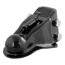 CURT - CURT 25330 2-5/16" Channel-Mount Coupler w/Easy-Lock 14000 lbs Black - Image 1