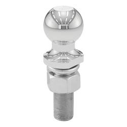 CURT - CURT 40017 1-7/8" Trailer Ball 1" x 3" Shank 3500 lbs Chrome - Image 1