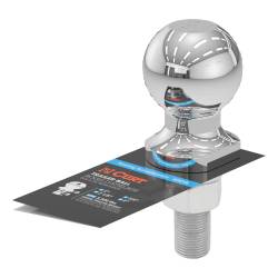 CURT - CURT 40018 2" Trailer Ball 3/4" x 2-1/8" Shank 3500 lbs Chrome - Image 2