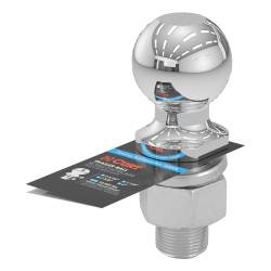 CURT - CURT 40006 2-5/16" Trailer Ball 1-1/4" x 2-5/8" Shank 10000 lbs Chrome - Image 2