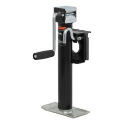 CURT - CURT 28302 Bracket-Mount Swivel Jack w/Side Handle 2000 lbs 10" Travel - Image 1