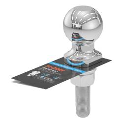 CURT - CURT 40019 2" Trailer Ball 3/4" x 3" Shank 3500 lbs Chrome - Image 2