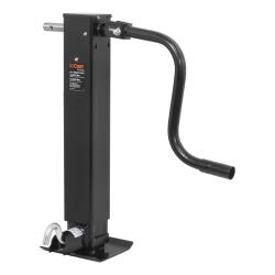 CURT - CURT 28512 Direct-Weld Square Jack w/Side Handle 12000 lbs 12.5" Travel - Image 1