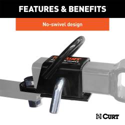 CURT - CURT 45006 Bolt-On ATV Tongue Adapter w/2" Receiver - Image 5