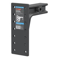 CURT - CURT 48349 Adjustable Pintle Mount 2.5" Shank 20000 lbs 12.5" High 10-3/4" Long - Image 1