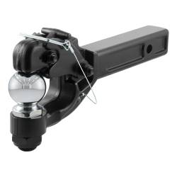 CURT - CURT 48006 Receiver-Mount Ball & Pintle Hitch 2" Shank 2-5/16" Ball 12000 lbs. - Image 1