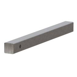 CURT - CURT 49536 2" x 24" Raw Steel Hitch Bar - Image 1
