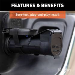CURT - CURT 51180 Echo Mobile Trailer Brake Controller 7-Way Bluetooth Connection - Image 3
