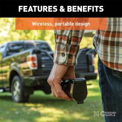 CURT - CURT 51180 Echo Mobile Trailer Brake Controller 7-Way Bluetooth Connection - Image 4