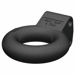CURT - CURT 48601 Channel-Style Lunette Ring 12000 lbs 3" I.D. Black - Image 1