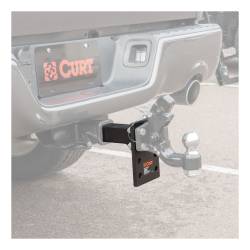 CURT - CURT 48328 Adjustable Pintle Mount 2" Shank 15000 lbs 7" High 6" Long - Image 3