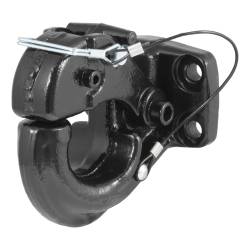 CURT - CURT 48231 Pintle Hook 60000 lbs 2.5" Or 3" Lunette Rings - Image 1