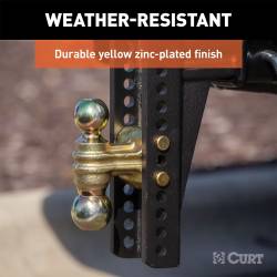 CURT - CURT 45902 Adjustable Channel Ball Mount - Image 5