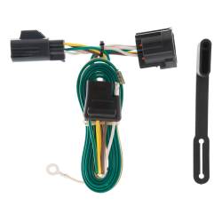 CURT - CURT 55124 Custom Wiring Harness 4-Way Flat Output 07-18 Jeep Wrangler JK - Image 1