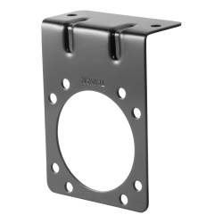 CURT - CURT 58290 Connector Mounting Bracket for 7-Way RV Blade Black - Image 1