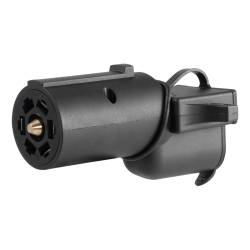 CURT - CURT 57724 Adapter w/Backup Alarm 7-Way RV Blade Vehicle To 4-Way Flat Trailer - Image 1
