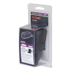 CURT - CURT 57241 7-Way Round RV To 4-Way Flat Adapter - Image 2