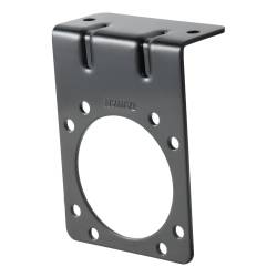 CURT - CURT 58510 Connector Mounting Bracket for 7-Way RV Blade Heavy-Duty Black - Image 1