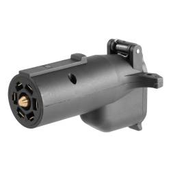 CURT - CURT 57726 Adapter w/Alarm 7-Way RV Blade To 6-Way Trailer Center Pin Auxiliary - Image 1