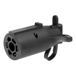 CURT - CURT 57245 Electric Adapter w/Tester 7Way RV Blade Vehicle To 4Way Flat Trailer - Image 1
