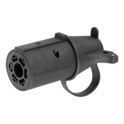 CURT - CURT 57255 Adapter w/Tester 7Way RV Blade To 6Round Trailer Center Pin Auxiliary - Image 1