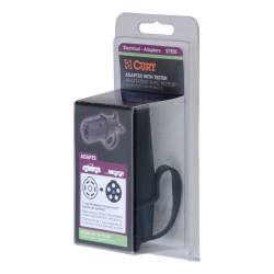 CURT - CURT 57255 Adapter w/Tester 7Way RV Blade To 6Round Trailer Center Pin Auxiliary - Image 2
