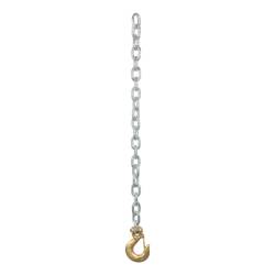CURT - CURT 80315 35" Safety Chain w/1 Clevis Hook 16200 lbs Yellow Zinc - Image 2