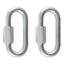 CURT - CURT 82903 5/16" Quick Links 8800 lbs Breaking Strength 2-Pack - Image 1