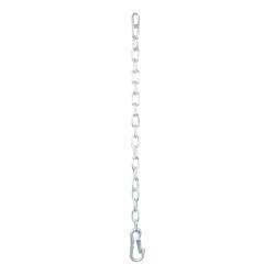CURT - CURT 80313 27" Safety Chain w/1 Snap Hook 5000 lbs Clear Zinc - Image 2