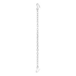 CURT - CURT 80301 48" Safety Chain w/2 S-Hooks 7000 lbs Clear Zinc - Image 2
